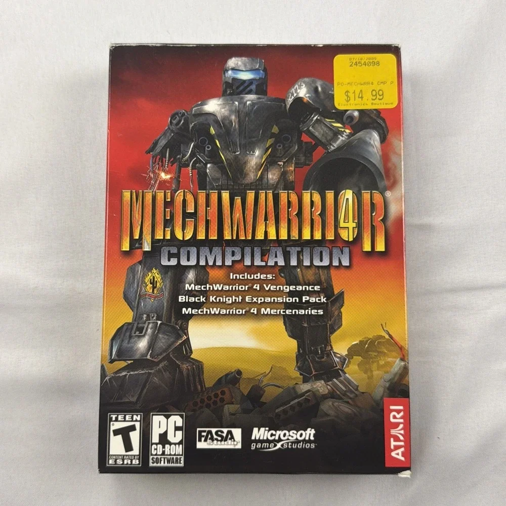 MechWarrior 4: Compilation - PC CD-ROM - Sealed - See Desc